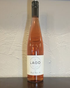 bottle of Lago Cellars Rose of Pinot Noir